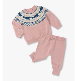 Hatley Bear Pull On Baby Sweater Set