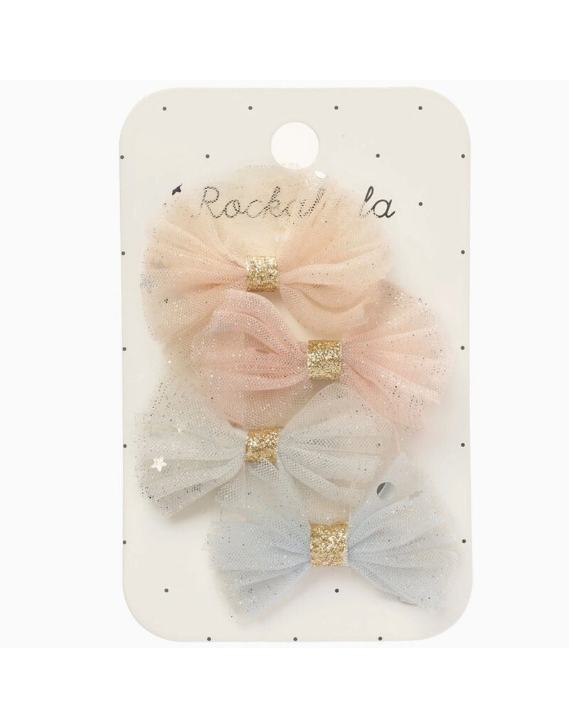 Rockahula Sparkle Tulle Mini Bow Clips