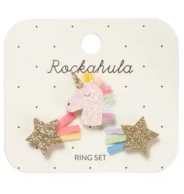 Rockahula Rainbow Unicorn Ring Set