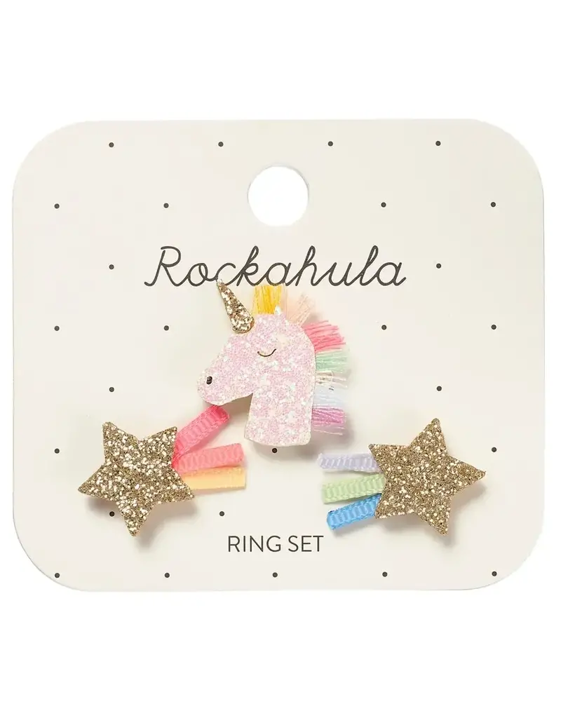 Rockahula Rainbow Unicorn Ring Set