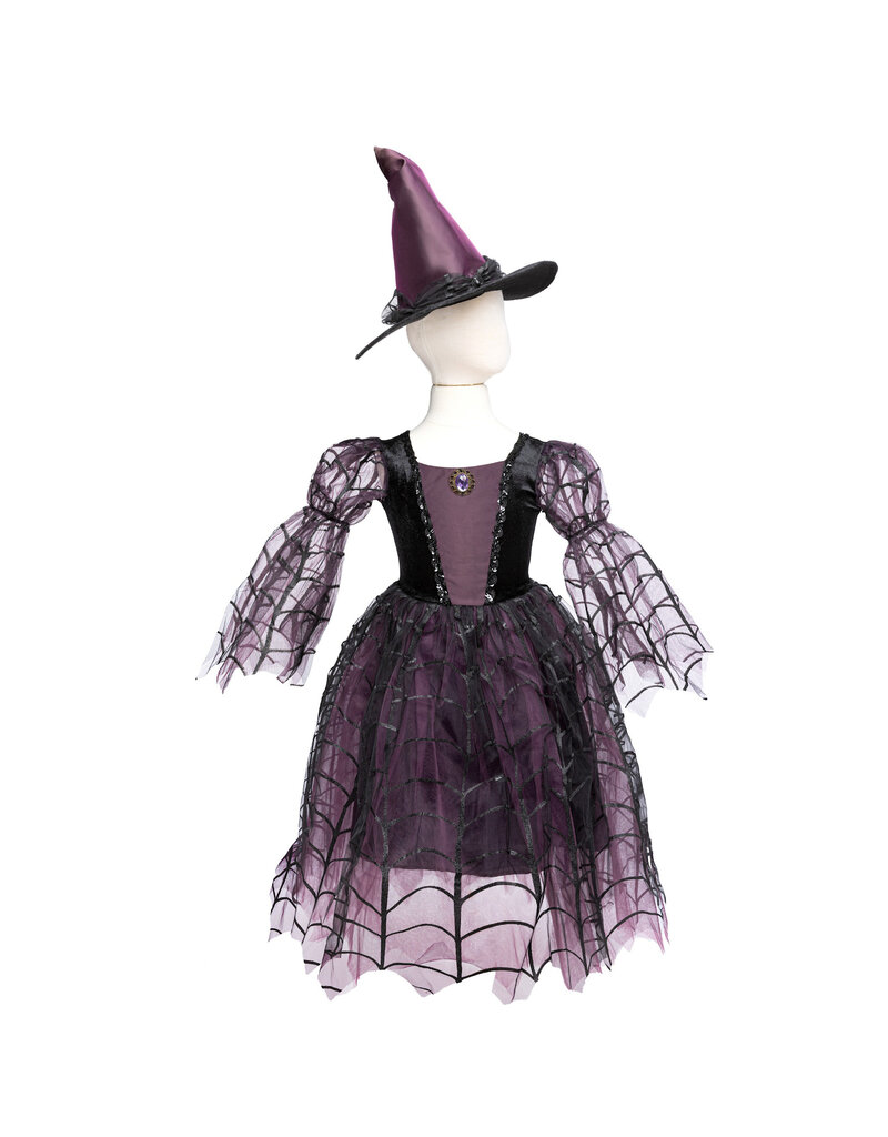 Great Pretenders Amethyst the Spider Witch with Hat, Size 5-6
