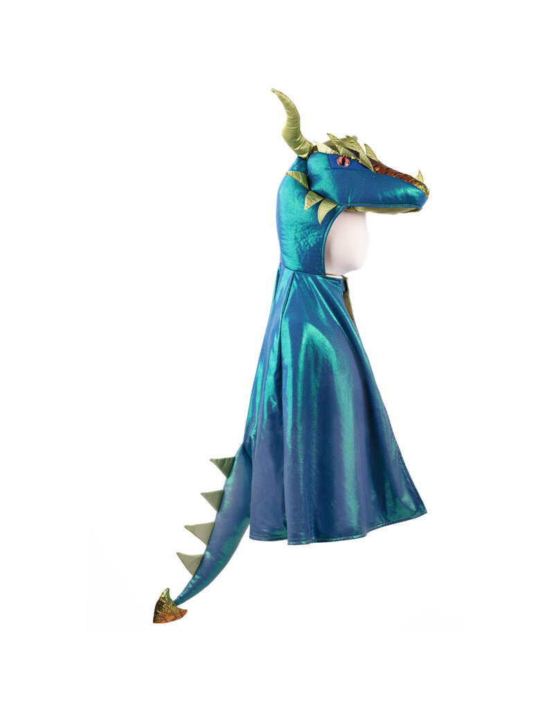 Great Pretenders Emerald The Metallic Dragon Cape, Size 3-4
