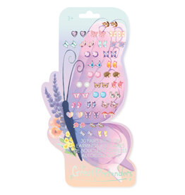 Great Pretenders Butterfly Sticker Earrings, 30 Pairs