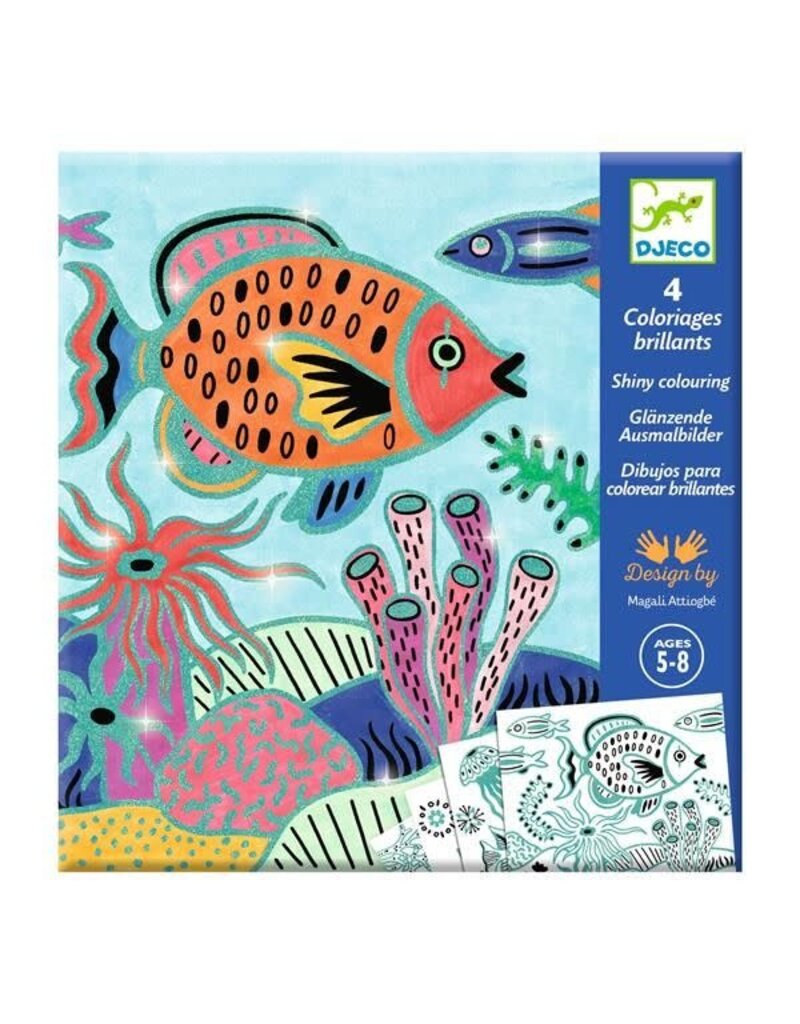 Djeco Under The Sea Colouring Activity 5-8Y
