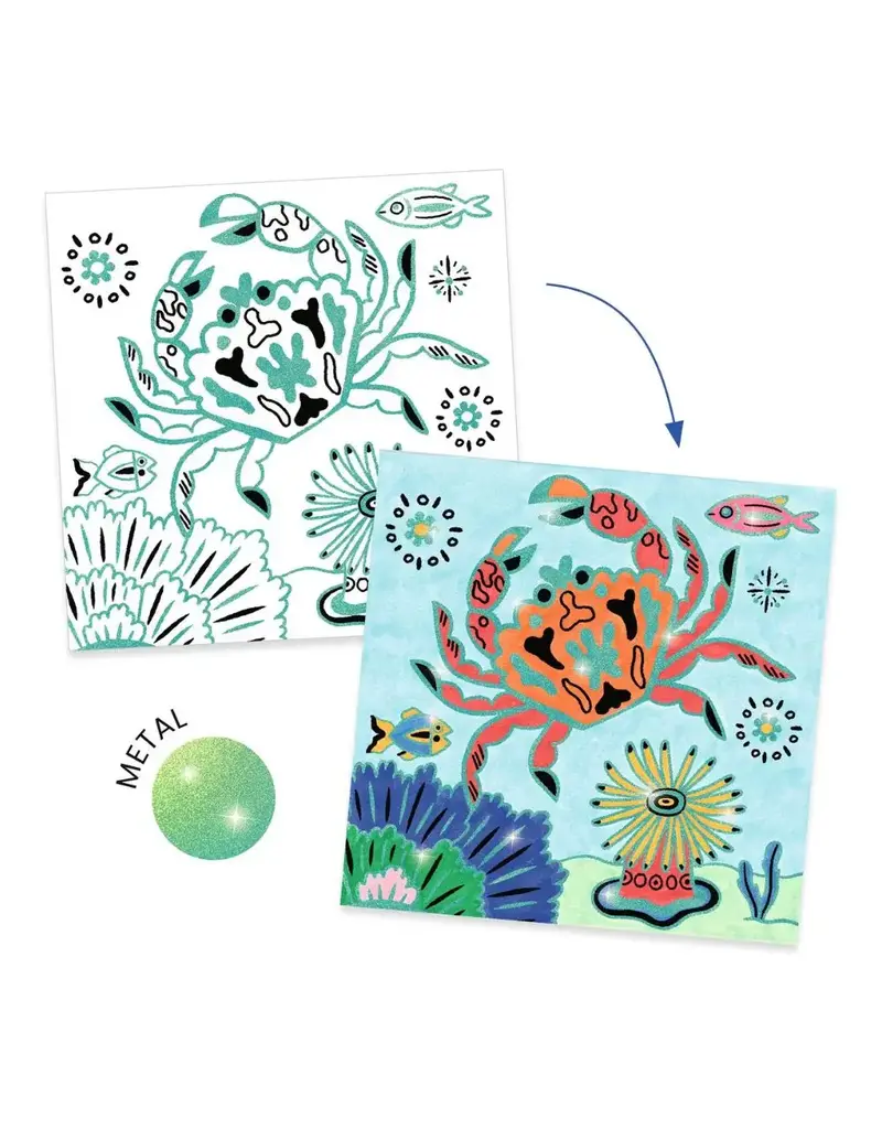 Djeco Under The Sea Colouring Activity 5-8Y