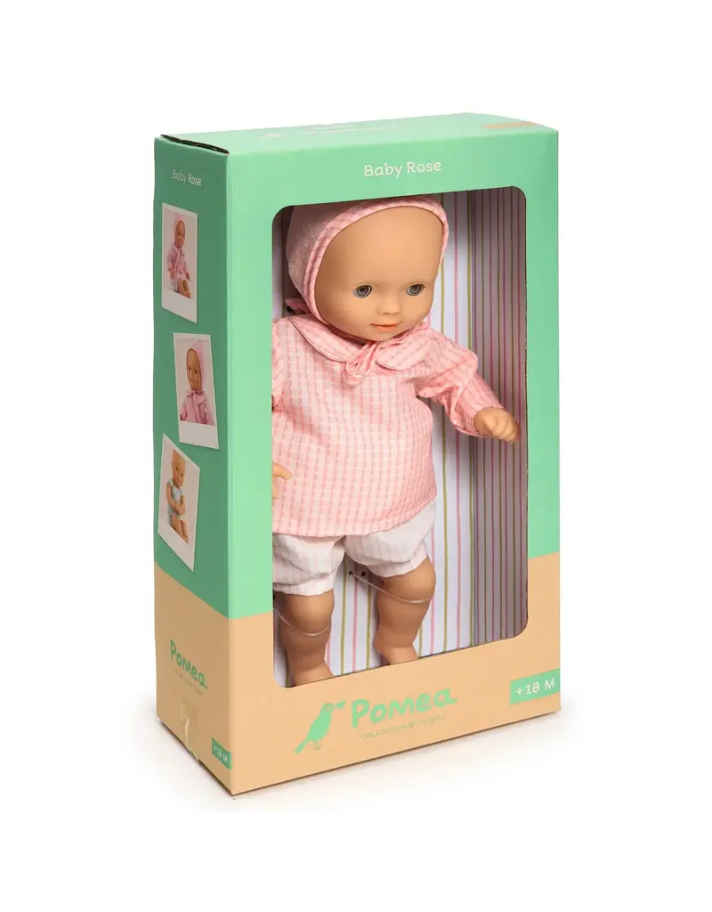 Djeco Rose Doll - Brown Eyes
