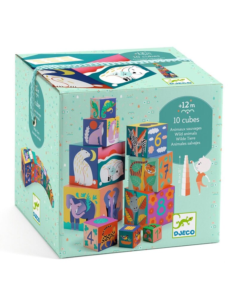 Djeco Wild Animals Nesting Blocks 12m+