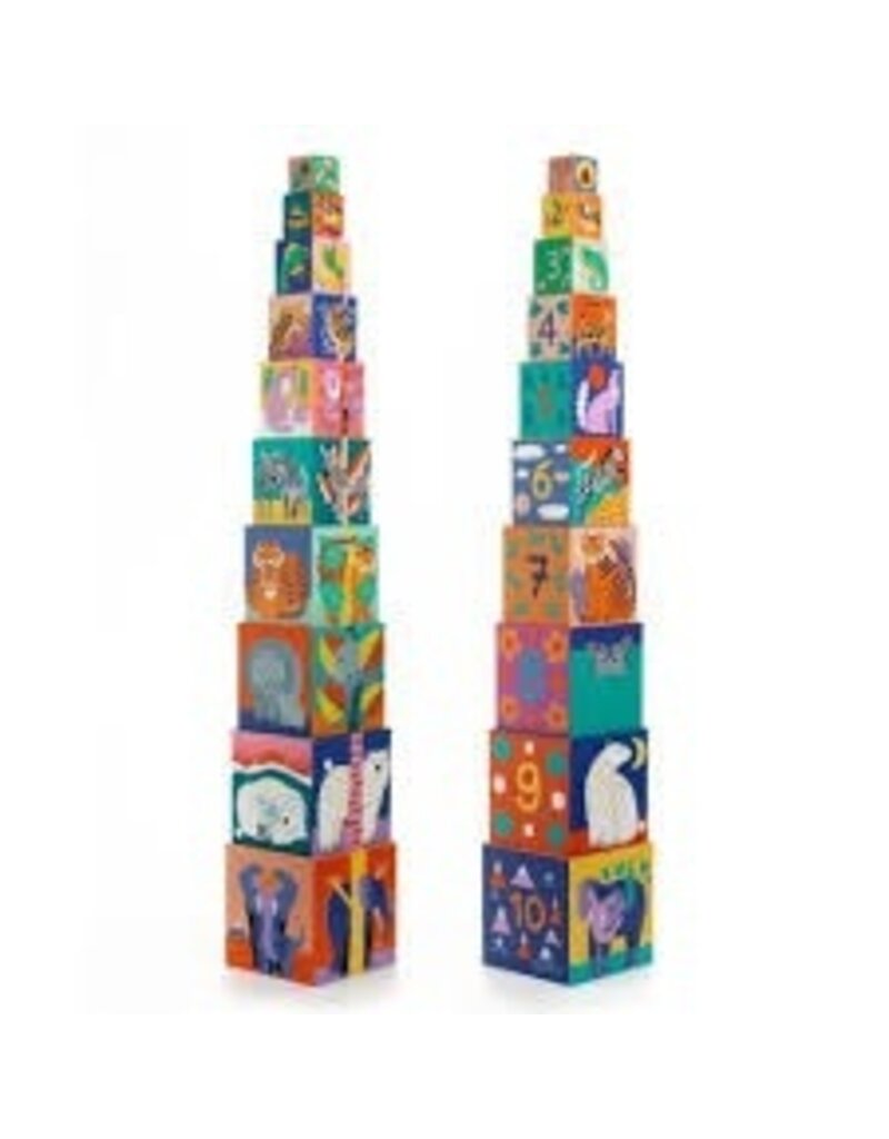 Djeco Wild Animals Nesting Blocks 12m+