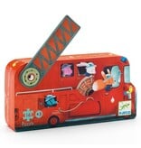 Djeco Silhouette Puzzle - The Fire Truck  16pcs  3Y+