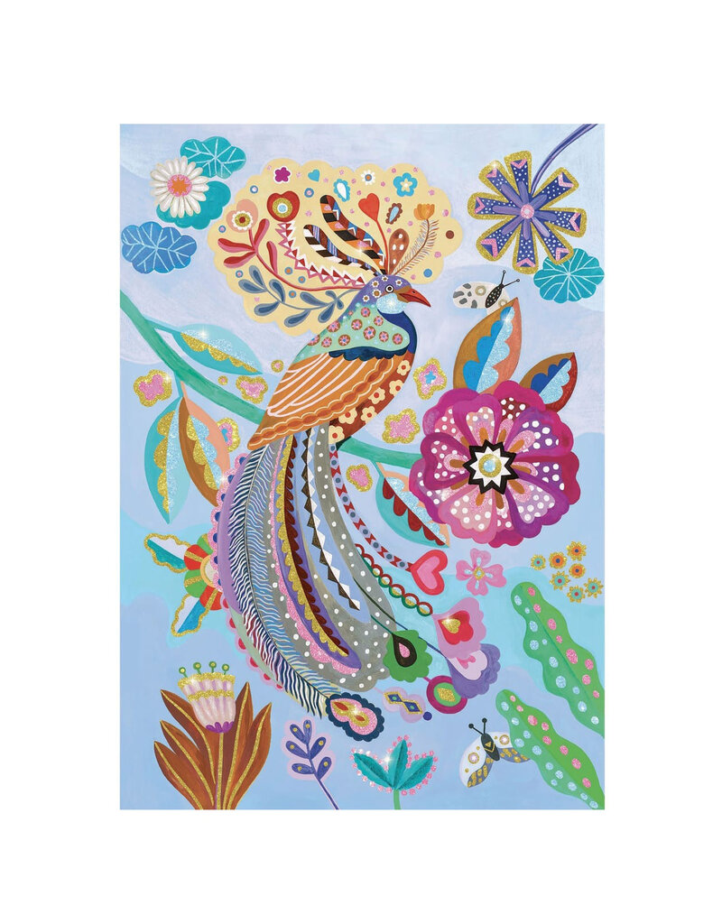 Djeco Puzzle - Sparkling Bird 50pcs, 5y+
