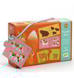 Djeco Puzzle Duo - Baby Animals 2y+