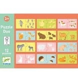 Djeco Puzzle Duo - Baby Animals 2y+