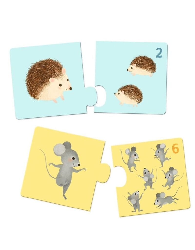 Djeco Puzzle Duo - Baby Animals 2y+