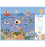 Djeco Summertime Reuseable Sticker Set 3-6y