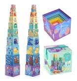 Djeco Rainbow Counting Nesting Blocks 12m+