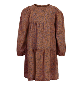 Creamie Leaf Tierd Dress