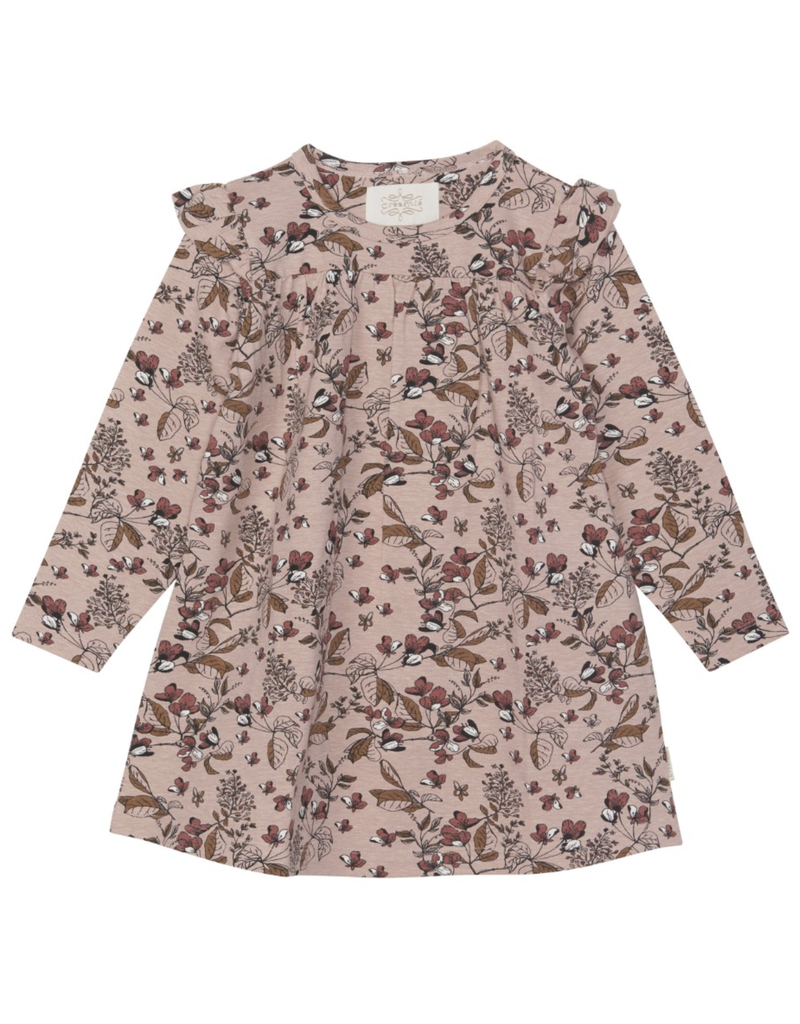 Rose Smoke Floral Dress