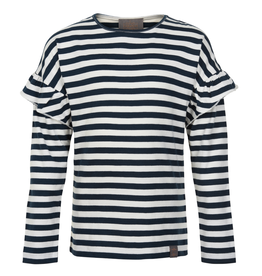 Creamie Total Eclipse Striped LS Tee