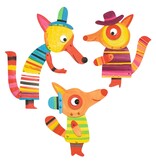 Djeco The Fox Family Painting Kit 3-6y