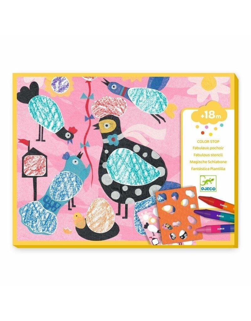 Djeco Birdie & Co Colouring Set 18m+
