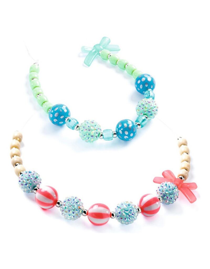 Djeco Bubble Beads, Silver, 4y+
