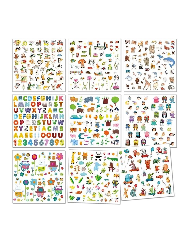 Djeco 1000 Stickers For Little Ones, 3y+