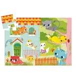 Djeco Silhouette Puzzle - Pachat & Friends, 3y+