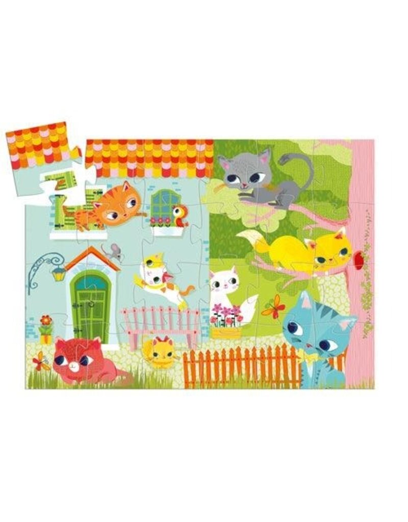 Djeco Silhouette Puzzle - Pachat & Friends, 3y+