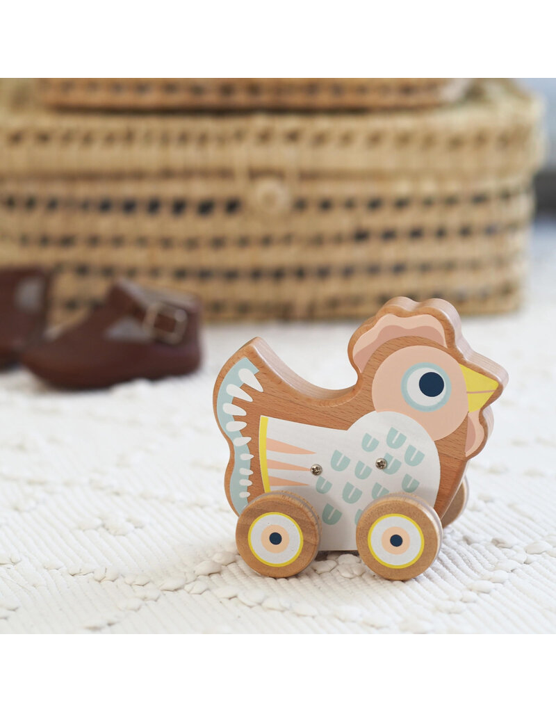 Djeco Babysing - Singing Push Hen, 10m+
