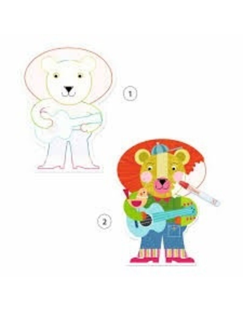 Djeco Animalo-Len Colouring With Water, 18m+