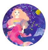 Djeco Silhouette Puzzle - Ella, The Mermaid  4y+