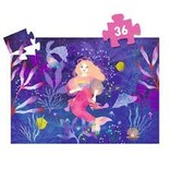 Djeco Silhouette Puzzle - Ella, The Mermaid  4y+