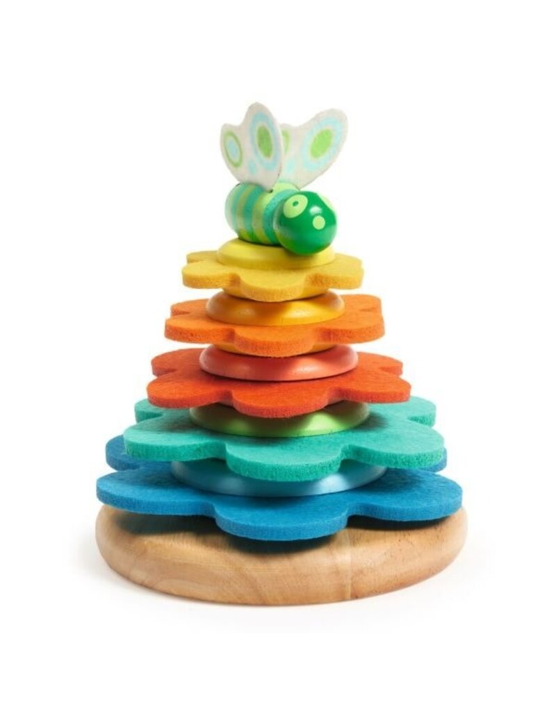 Djeco Butterflower Stacker, 18m+