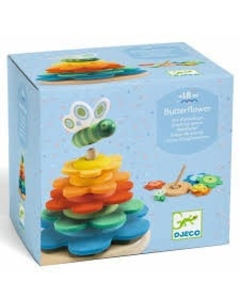 Djeco Butterflower Stacker, 18m+