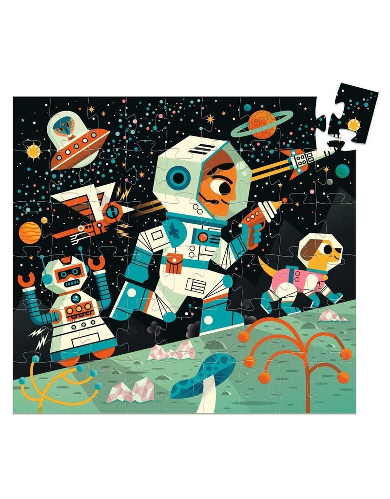 Djeco Silhouette Puzzle - Space Station  54pcs, 5y+