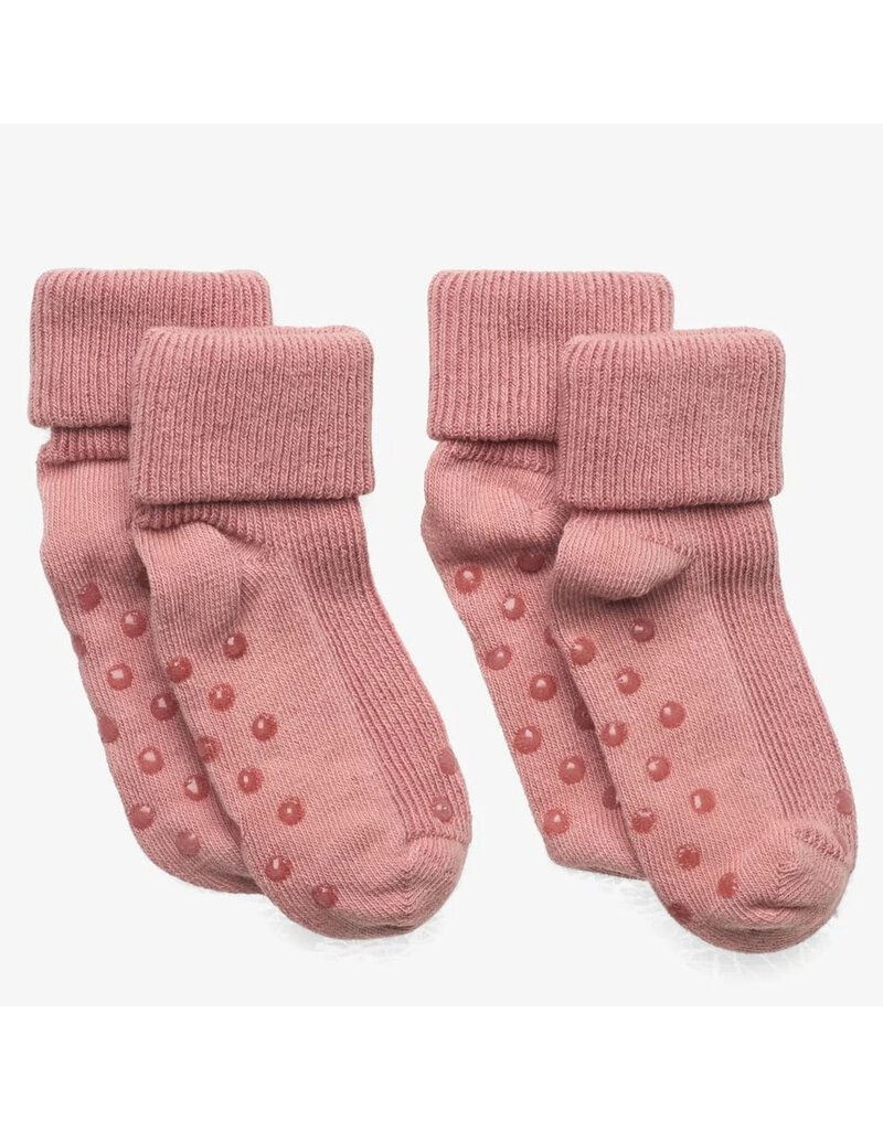 Rose Cloud Ribbed Sock 2pk