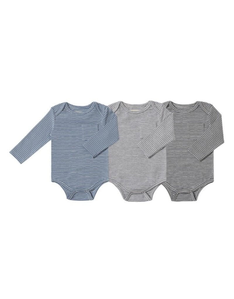 Me & Henry Tellico 3 Pack Onesies Striped