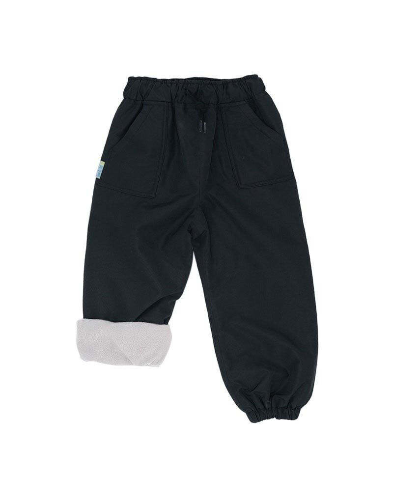Jan and Jul Black Fleece Lined Rain Pants