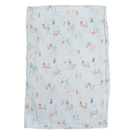 Loulou Lollipop Ice Hockey Bamboo Swaddle Loulou Lollipop Ice Hockey Bamboo Swaddle
