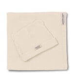 Bella Tunno Rib Swaddle & Beanie Set, Linen
