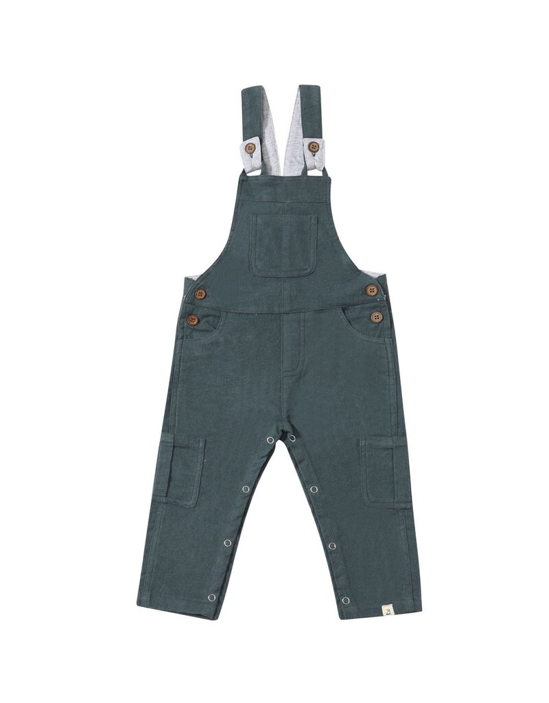 Me & Henry Bash Baby Cargo Overalls Gunmetal