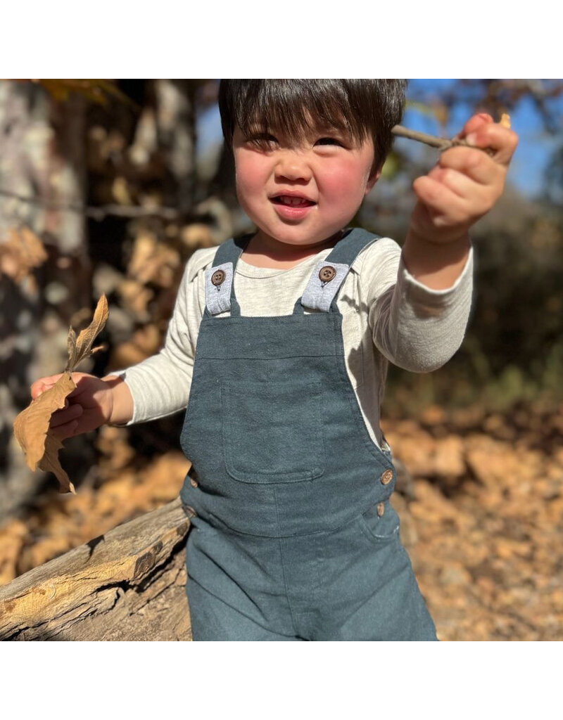 Me & Henry Bash Baby Cargo Overalls Gunmetal