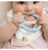 Loulou Lollipop Wild Teething Ring Set - Blue Fog