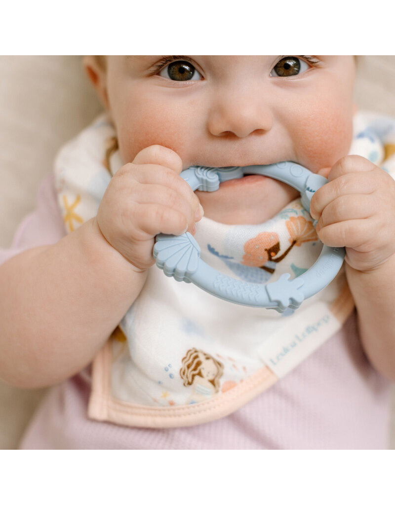 Loulou Lollipop Wild Teething Ring Set - Blue Fog