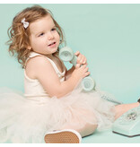 Baby Wisp Charlotte Bow Snap Clips 5pk - Wedding Bliss