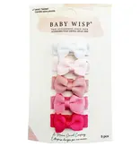 Baby Wisp Tuxedo Bow Clip 5pk Pinkie Promise