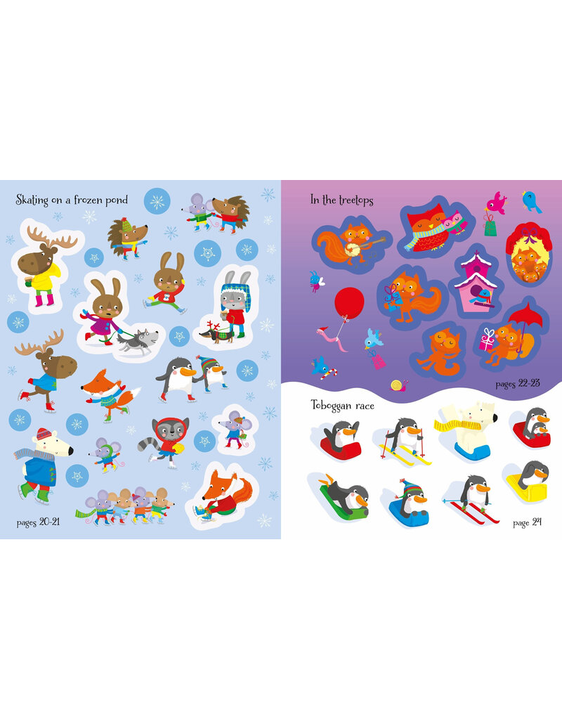 Usborne Winter Wonderland Sticker Book 4y+