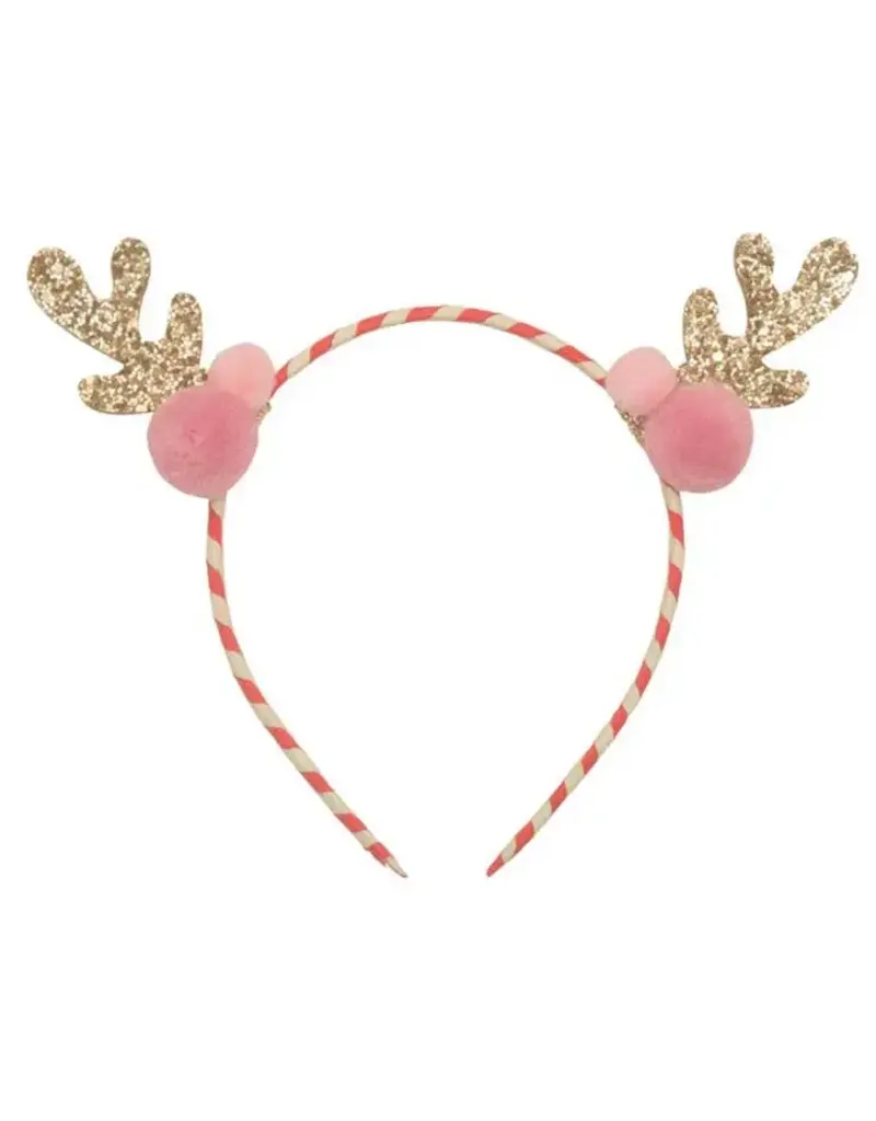 Rockahula Stripy Pom Pom Reindeer Headband
