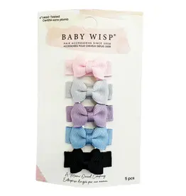 Baby Wisp Tuxedo Bow Clip 5pk Photogenic