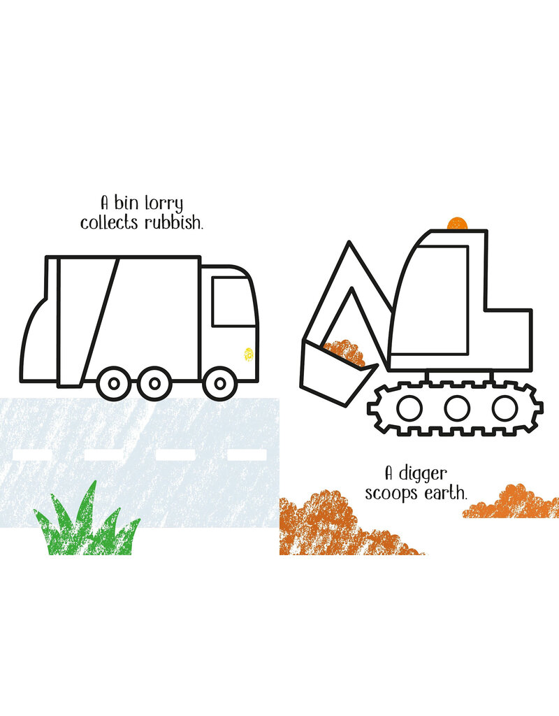 Usborne First Colouring Things That Go